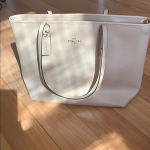 Coach tan tote